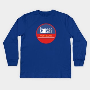 kansas basketball Kids Long Sleeve T-Shirt